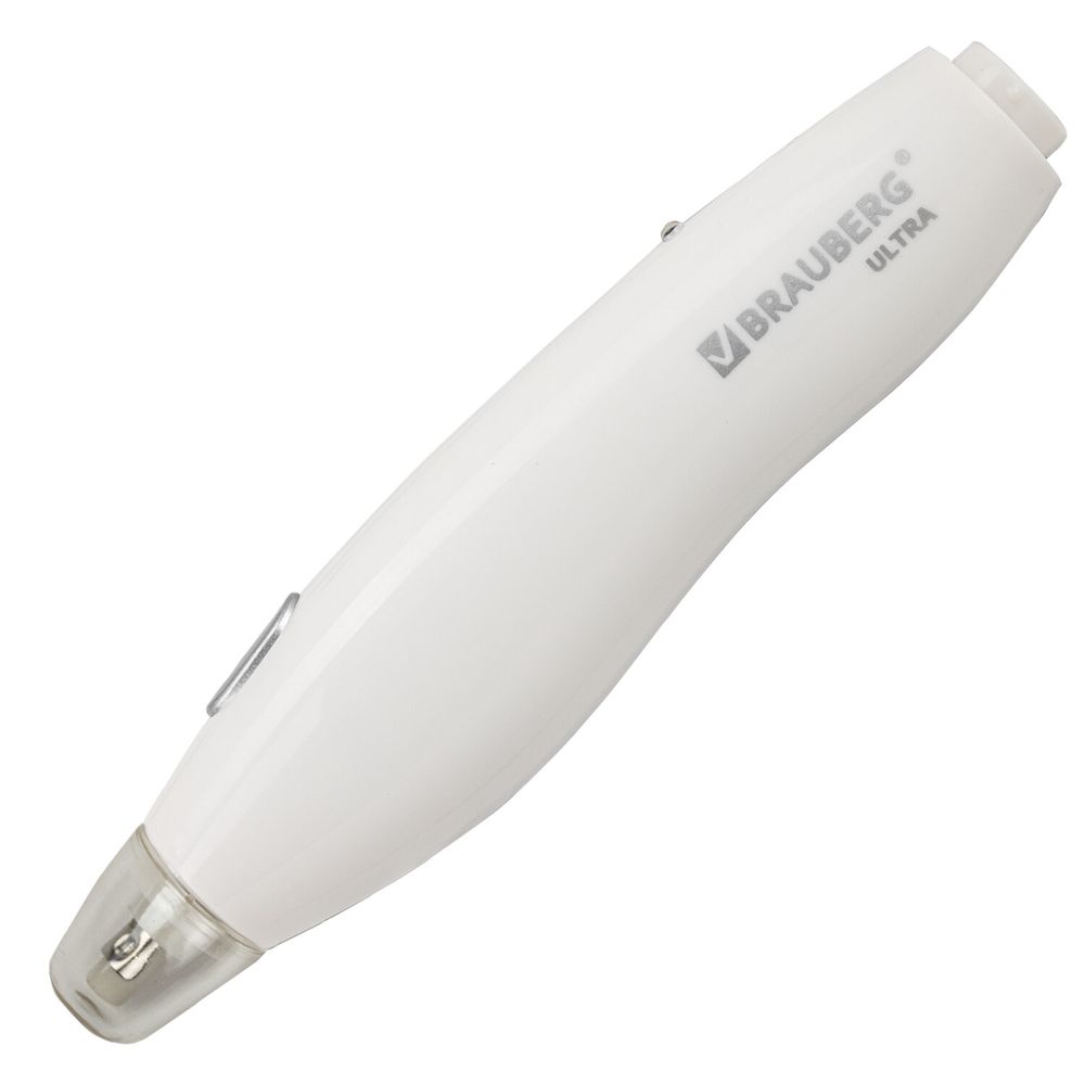 Ластик электрический BRAUBERG "ULTRA", АККУМУЛЯТОР, зарядка USB, + 16 сменных ластиков