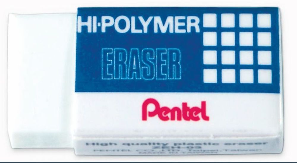 Ластик Pentel HI-POLYMER ERASER, 65*24,5*12,5 мм