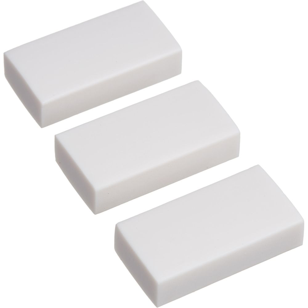 Ластик Kores, 40x21x10мм, 3шт/блистер