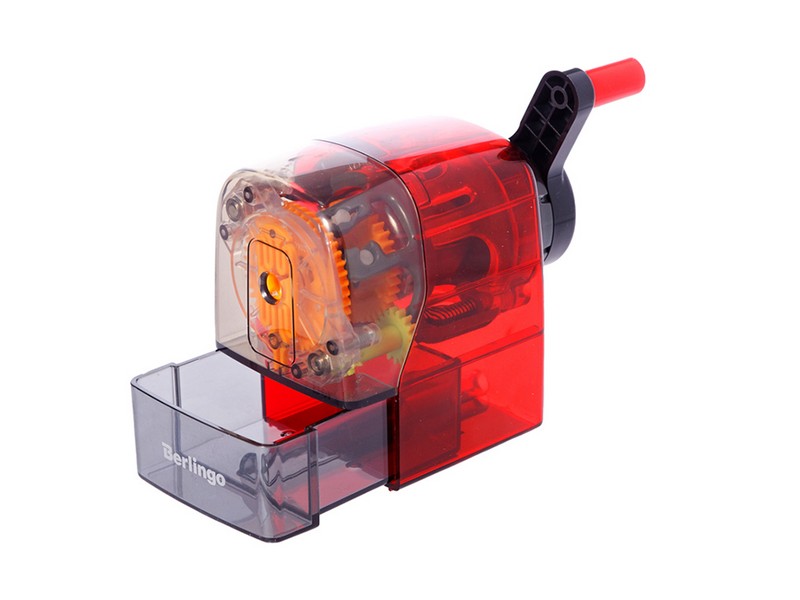 Точилка механическая Berlingo "Megatop", пласт. корпус, инд. упак.