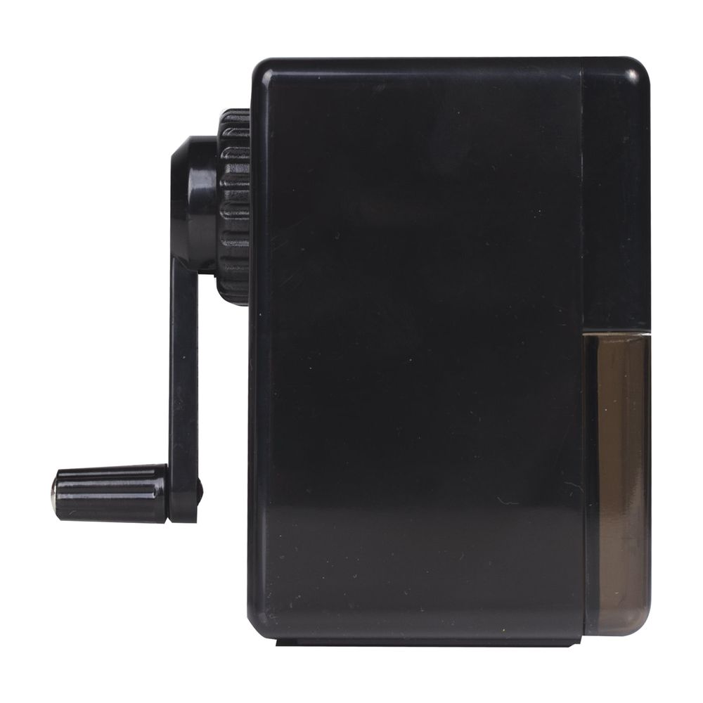 Точилка механическая BRAUBERG "BLACK JACK", крепление к столу, металлический механизм, цвет чёрный