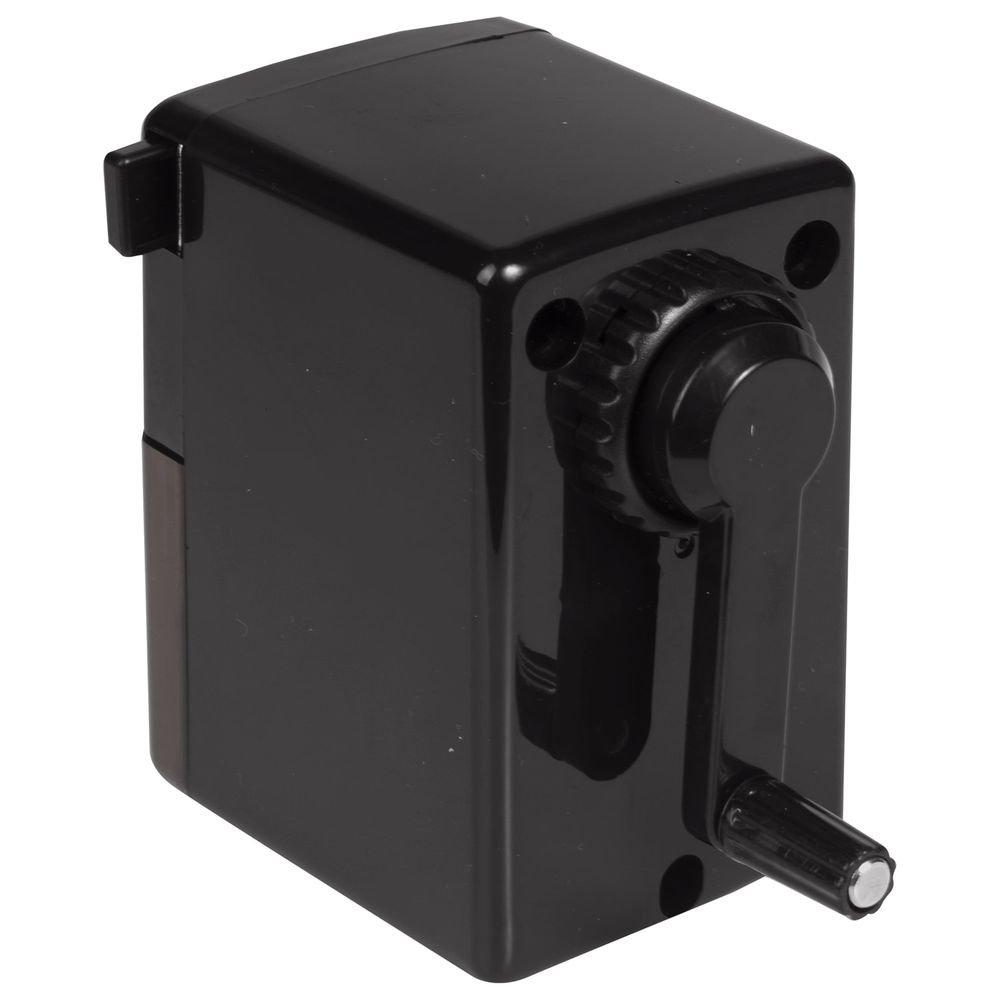 Точилка механическая BRAUBERG "BLACK JACK", крепление к столу, металлический механизм, цвет чёрный