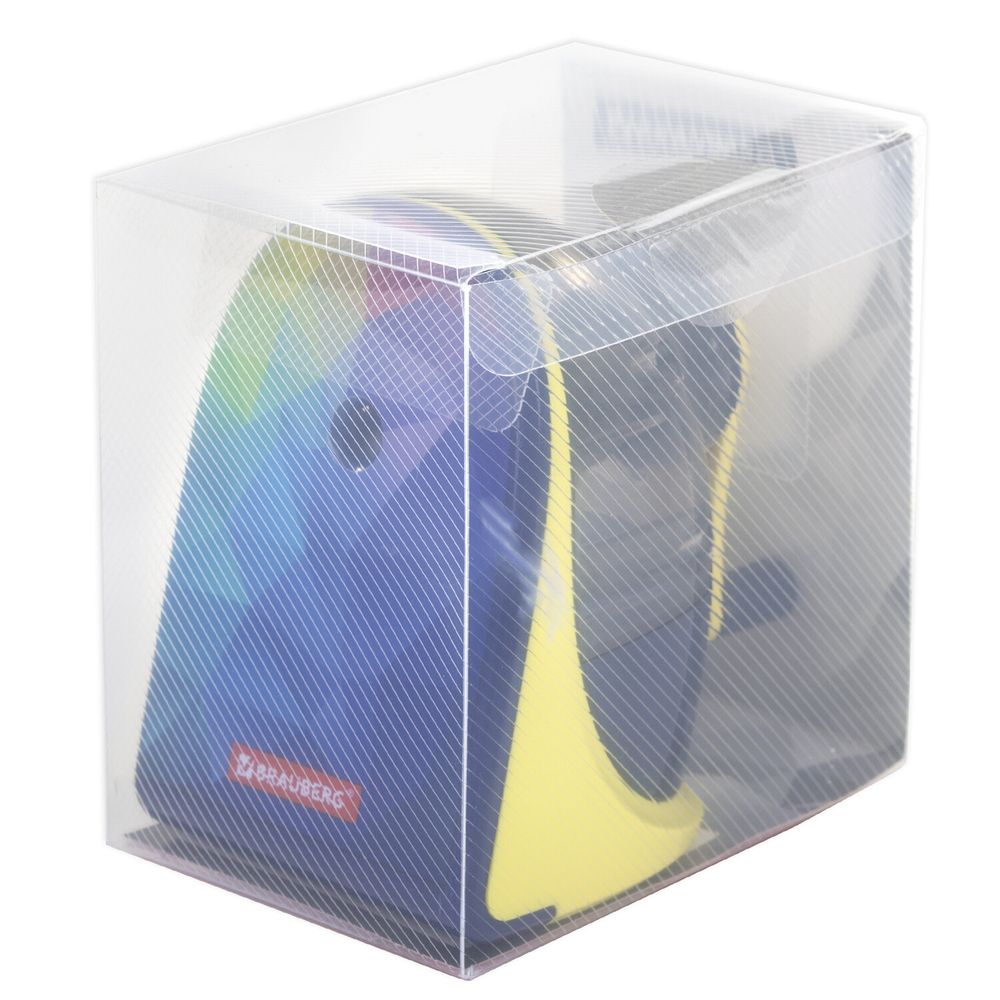 Точилка механическая BRAUBERG "MULTICOLOR", корпус с печатью