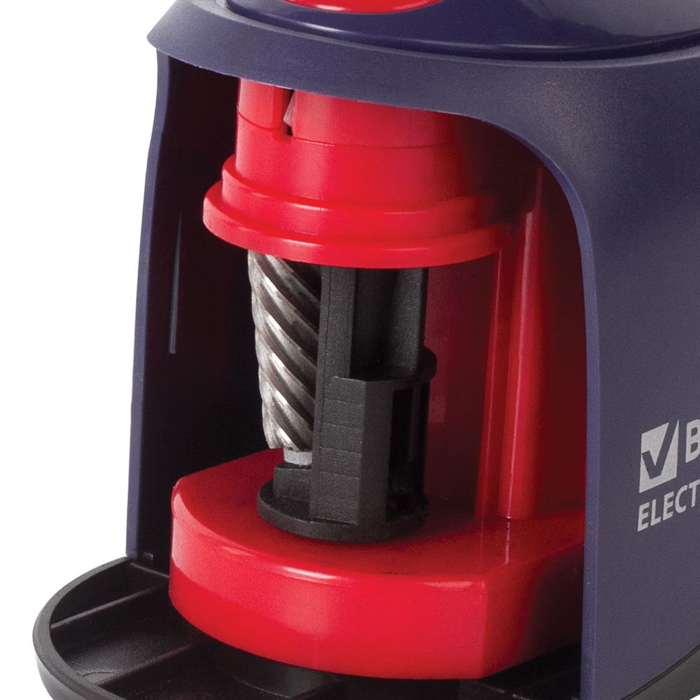 Точилка электрическая BRAUBERG "Delta", питание от 4 батареек АА, спиралевидное лезвие