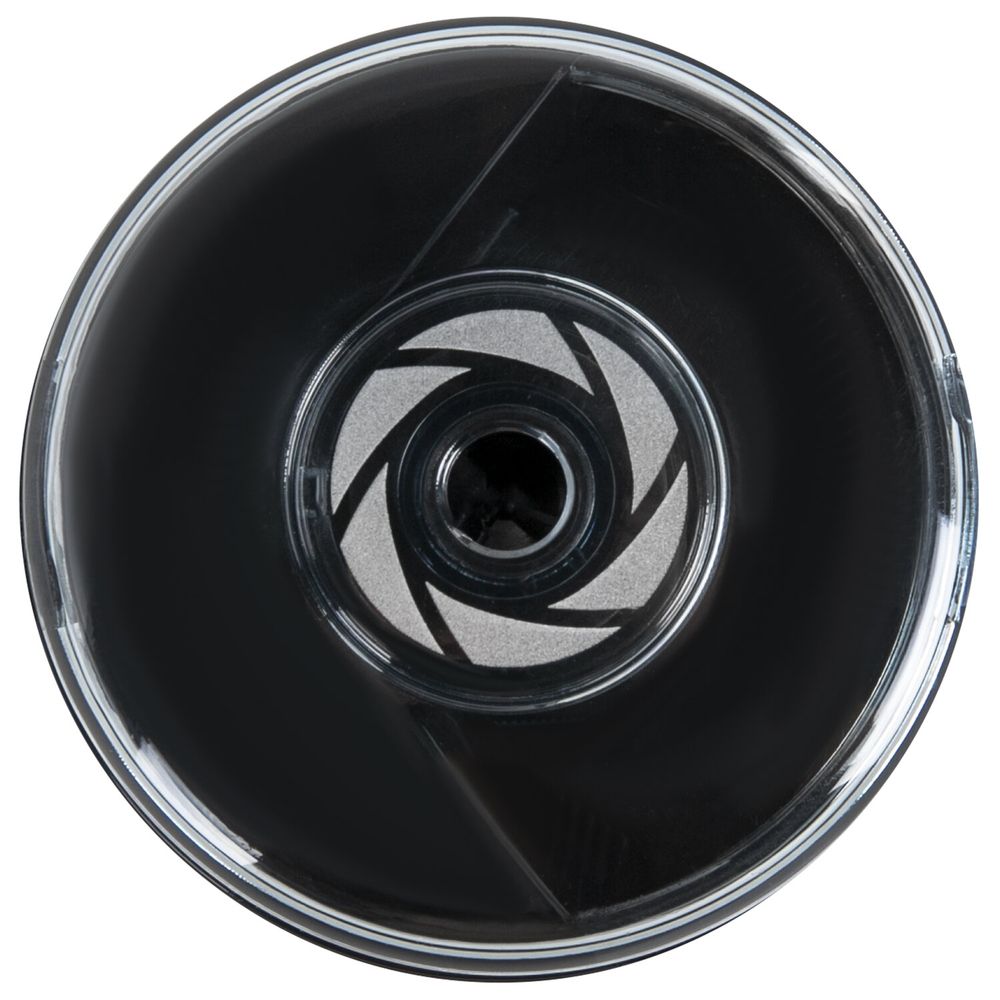 Точилка электрическая BRAUBERG DOUBLE BLADE BLACK, двойное лезвие, питание от 2 батареек АА