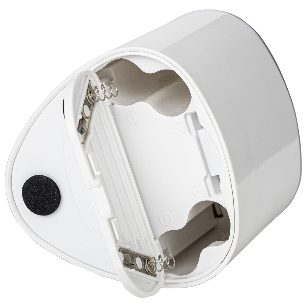 Точилка электрическая BRAUBERG DUAL (для 2 диаметров карандашей!), 4 батарейки АА, белая