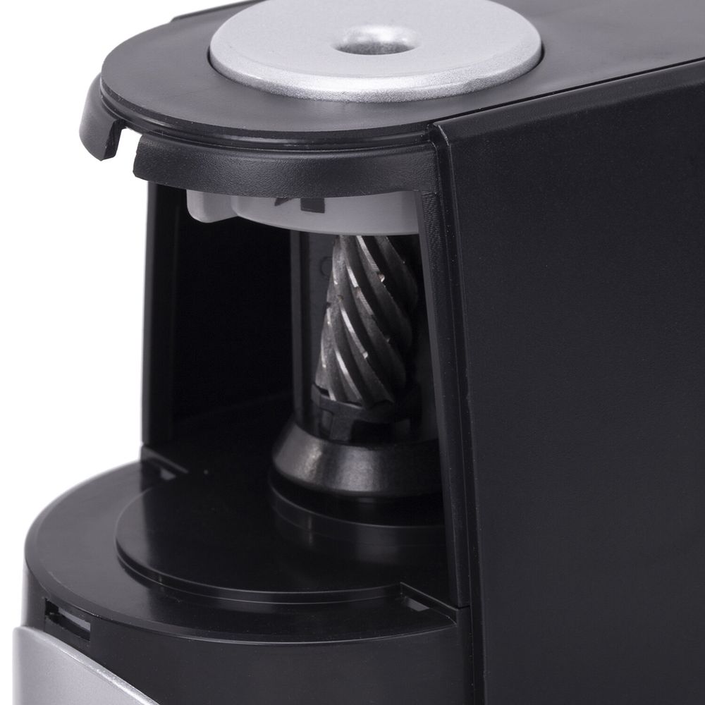 Точилка электрическая BRAUBERG ONE фреза с автостопом, 4 батарейки AA/USB (под адаптер)