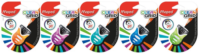 Точилка MAPED CLEAN GRIP, 1 отверстие, автоматическое открытие/закрытие, блистер