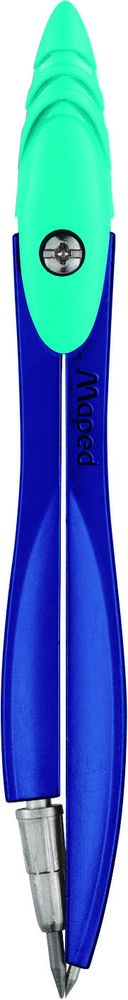 Математический набор NIGHTFALL декорированный, 9 предметов с циркулем с универсальным держателем, в металлической коробке