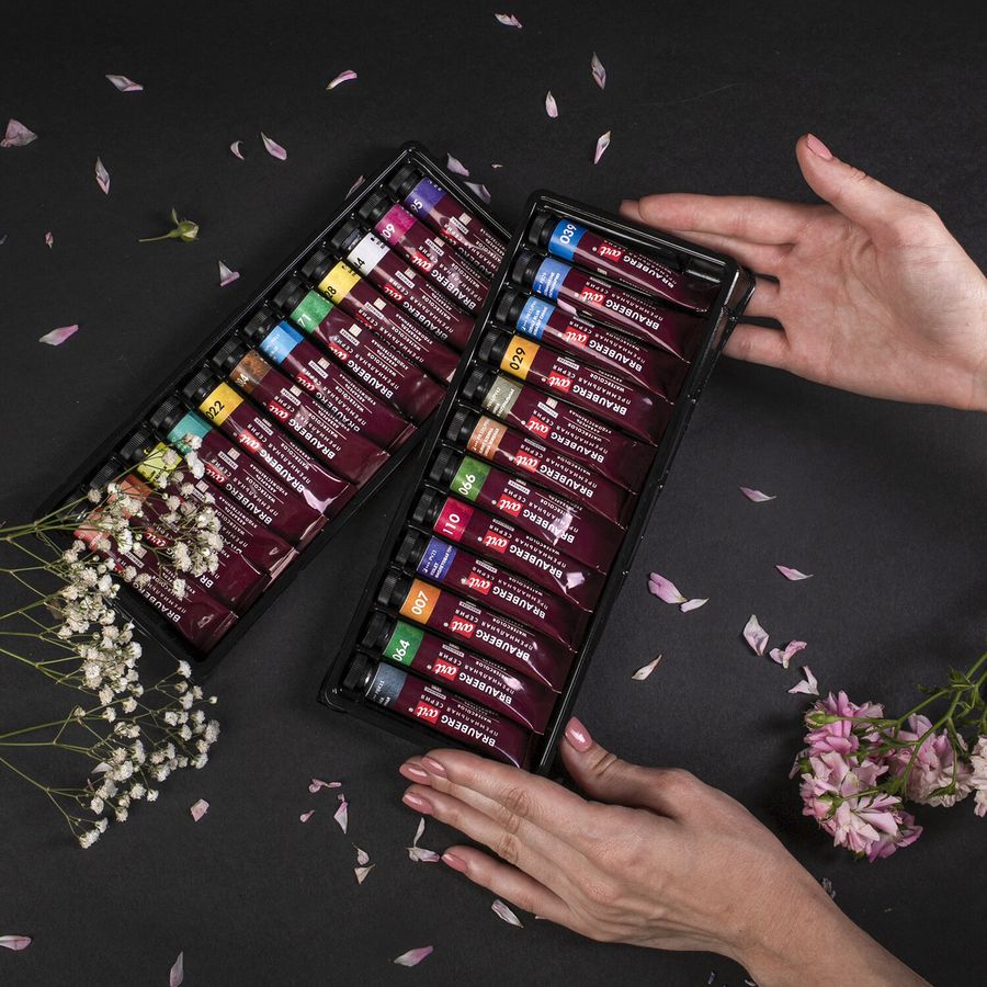 Акварель художественная в тубах НАБОР 24 цвета по 12 мл, BRAUBERG ART PREMIERE