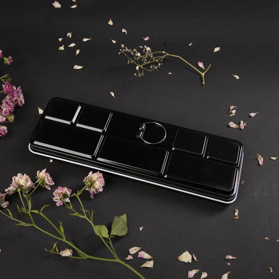 Акварель художественная кюветы НАБОР 24 цвета по 3,5 г, металлический кейс, BRAUBERG ART PREMIERE