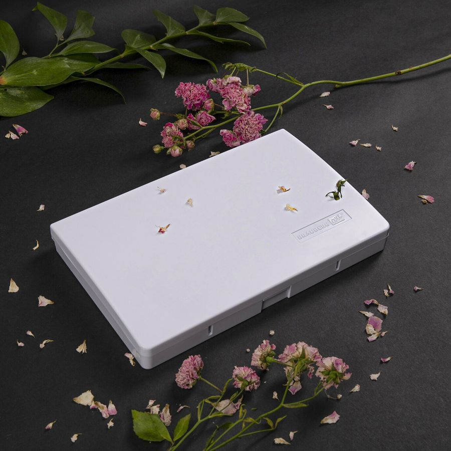 Акварель художественная кюветы НАБОР 36 цветов по 3,5 г, пластиковый кейс, BRAUBERG ART CLASSIC