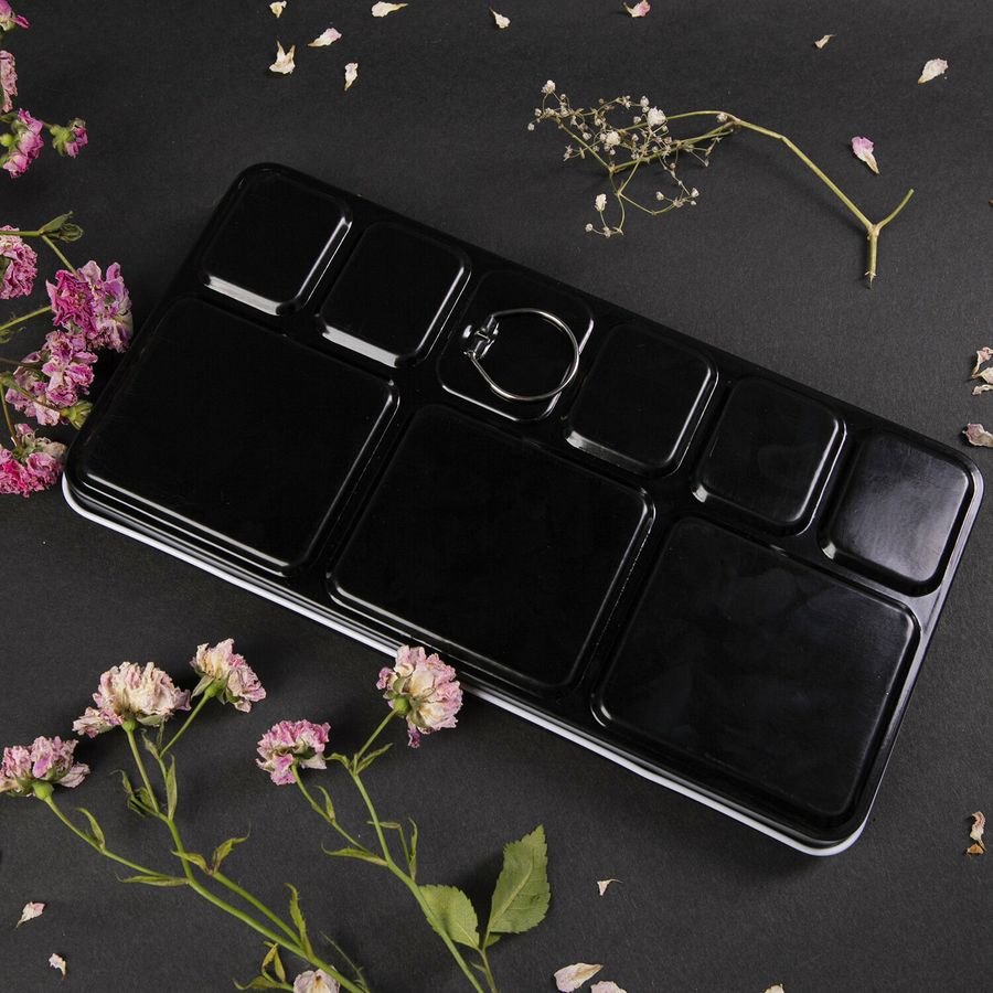 Акварель художественная кюветы НАБОР 48 цветов по 3,5 г, металлический кейс, BRAUBERG ART PREMIERE