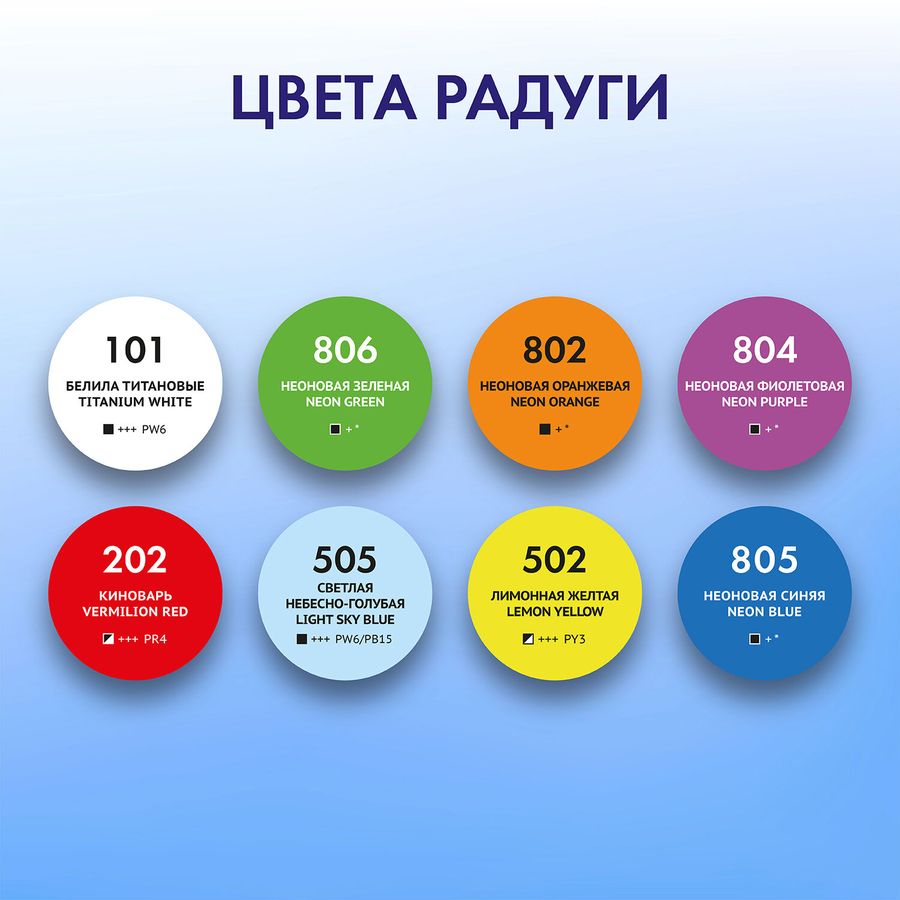 Краски акриловые для техники