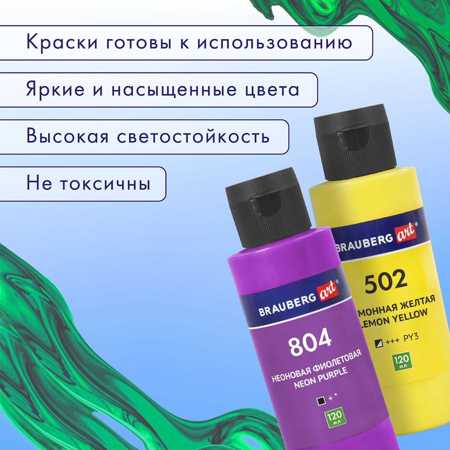 Краски акриловые для техники