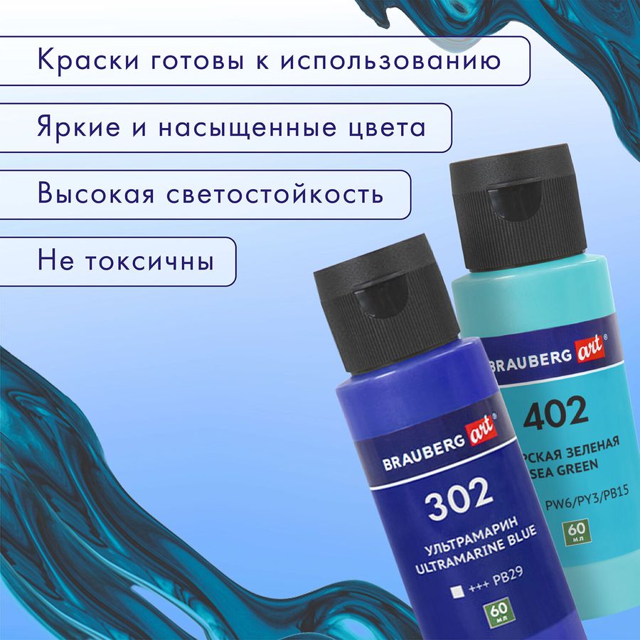 Краски акриловые для техники