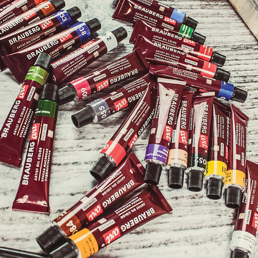 Краски масляные художественные НАБОР