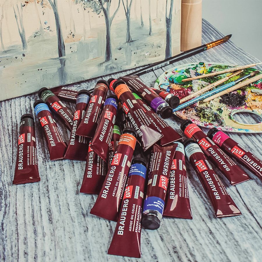 Краски масляные художественные НАБОР