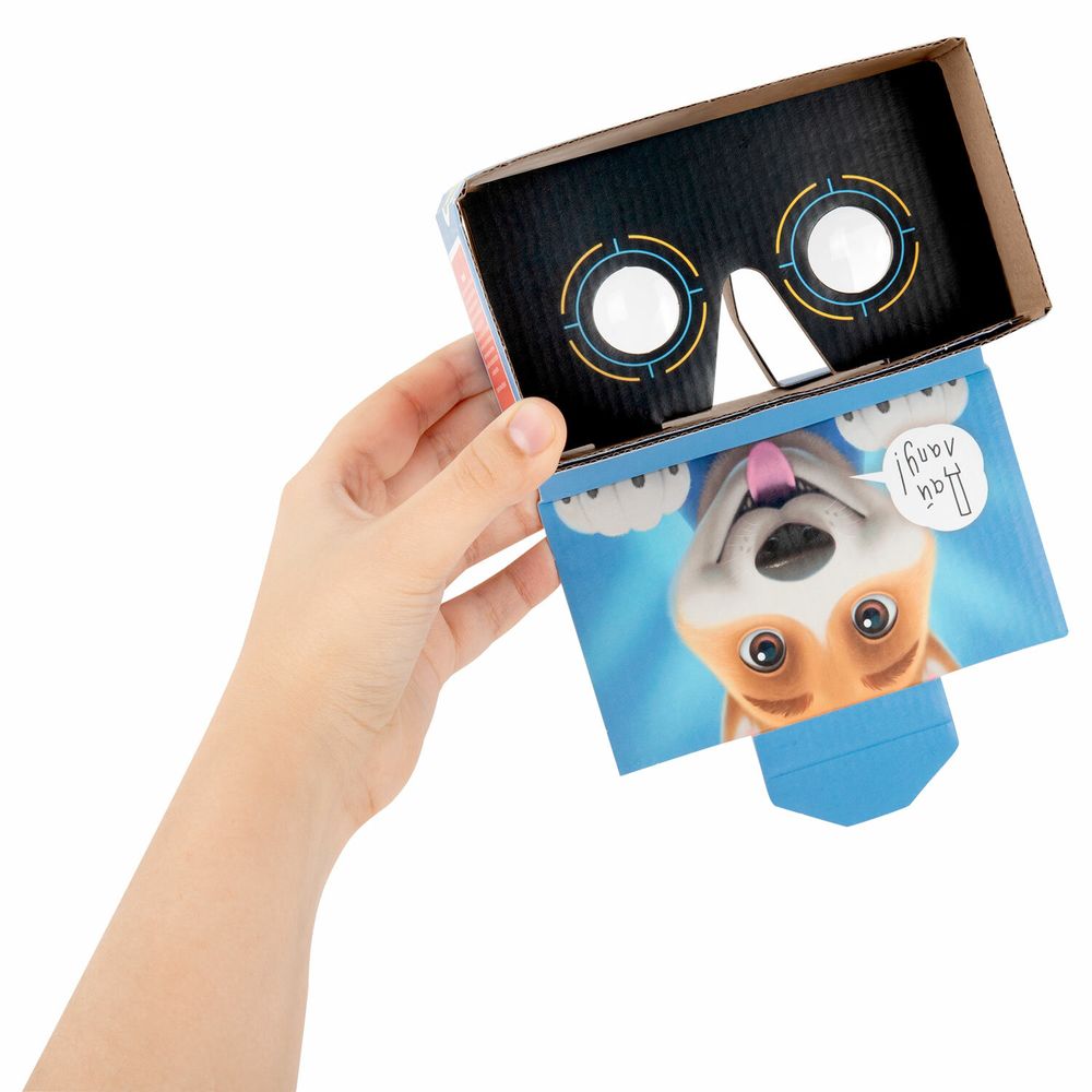 Глобус интерактивный + очки VR, политический, GLOBEN, 25 см с подсветкой