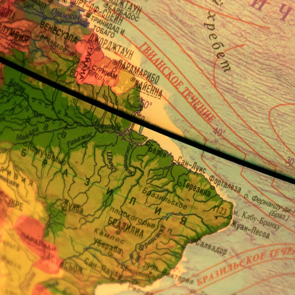 Глобус интерактивный + очки VR, физический / политический, GLOBEN, 21 см, с подсветкой