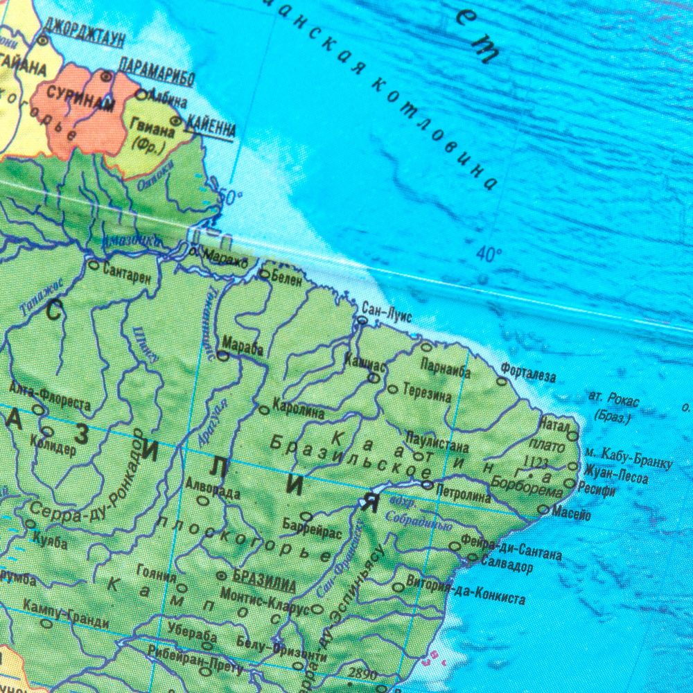 Глобус политический / звездного неба GLOBEN, 25 см, с подсветкой