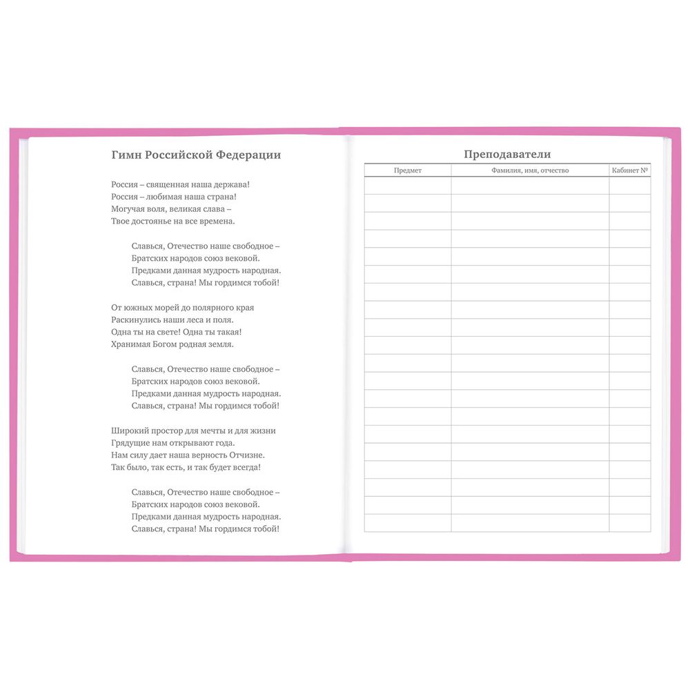 Дневник 1-11 класс 48 л., твердый, BRAUBERG, глянцевая ламинация, с подсказом, 