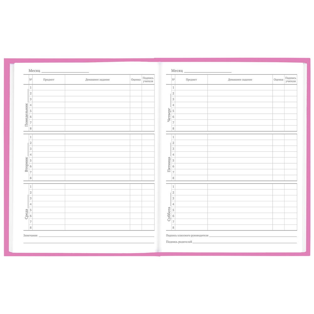 Дневник 1-11 класс 48 л., твердый, BRAUBERG, глянцевая ламинация, с подсказом, 