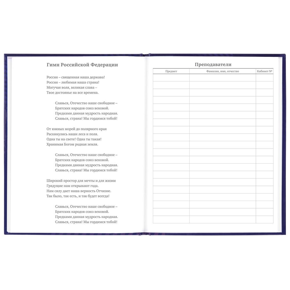 Дневник 5-11 класс 48 л., твердый, BRAUBERG, глянцевая ламинация, с подсказом, 