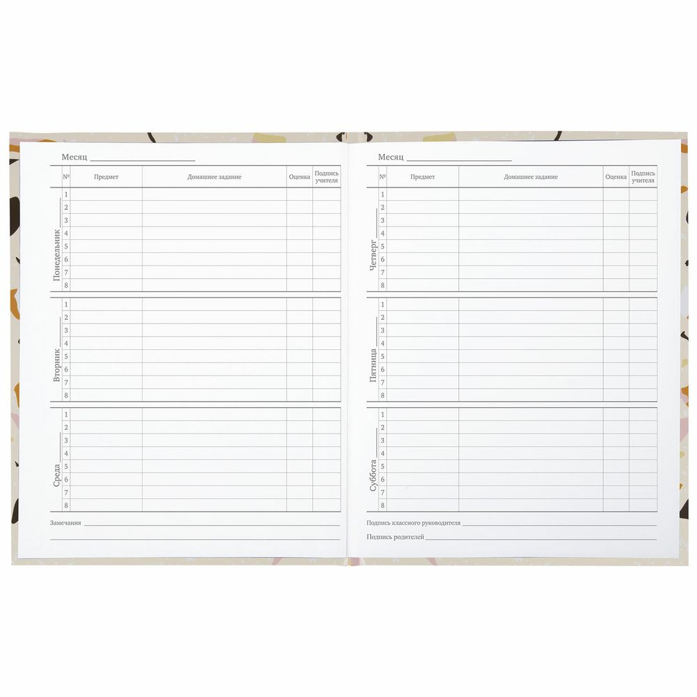 Дневник 5-11 класс 48 л., твердый, BRAUBERG, глянцевая ламинация, с подсказом, 