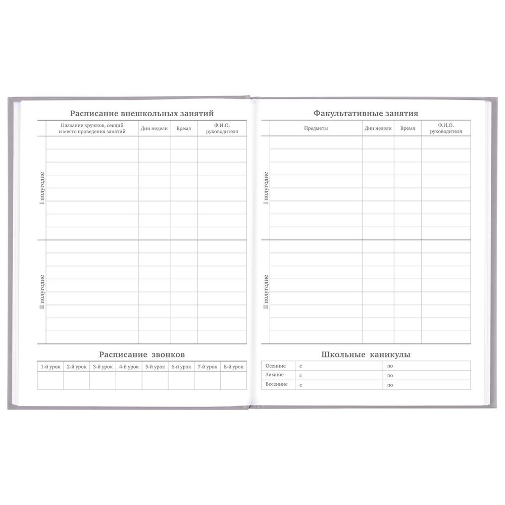 Дневник 5-11 класс 48 л., твердый, BRAUBERG, глянцевая ламинация, с подсказом, 