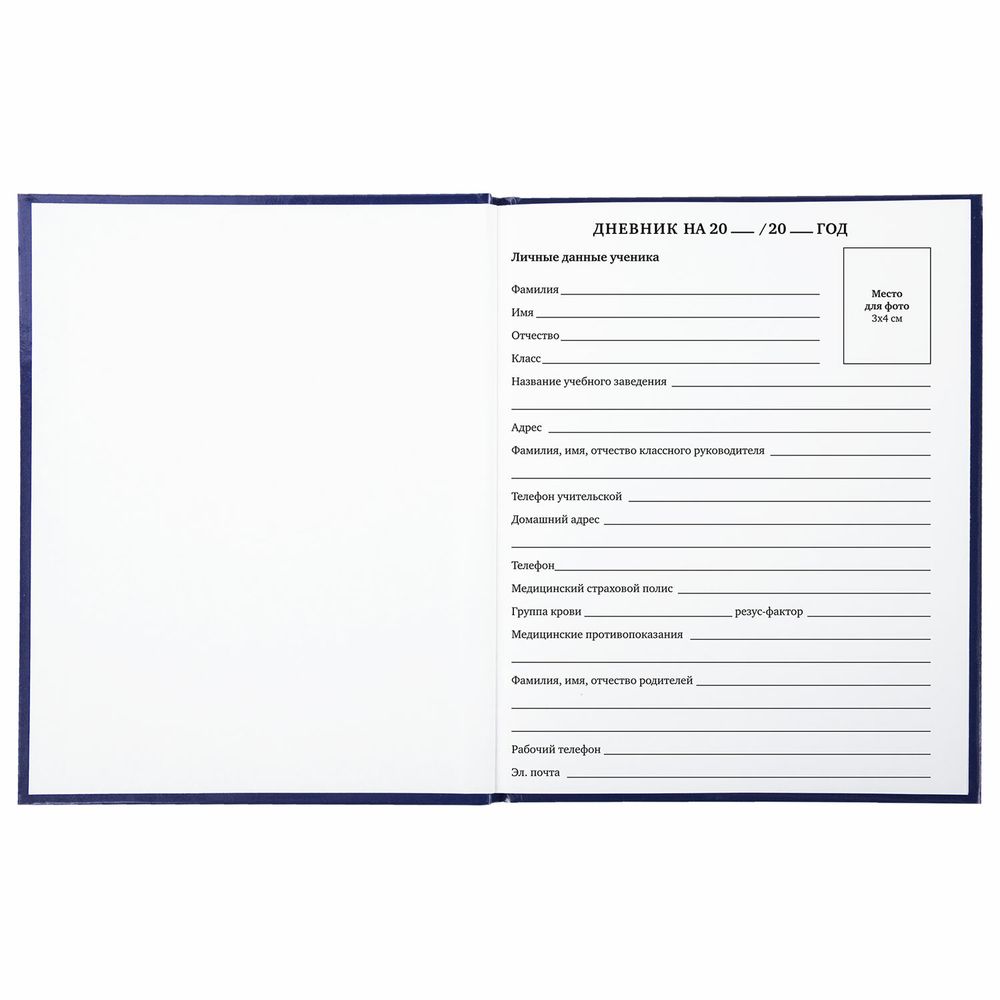 Дневник 1-11 класс 40 л., твердый, BRAUBERG, глянцевая ламинация, 