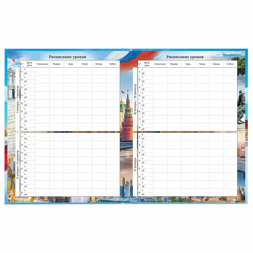 Дневник 1-11 класс 40 л., твердый, BRAUBERG, ламинация, цветная печать, 