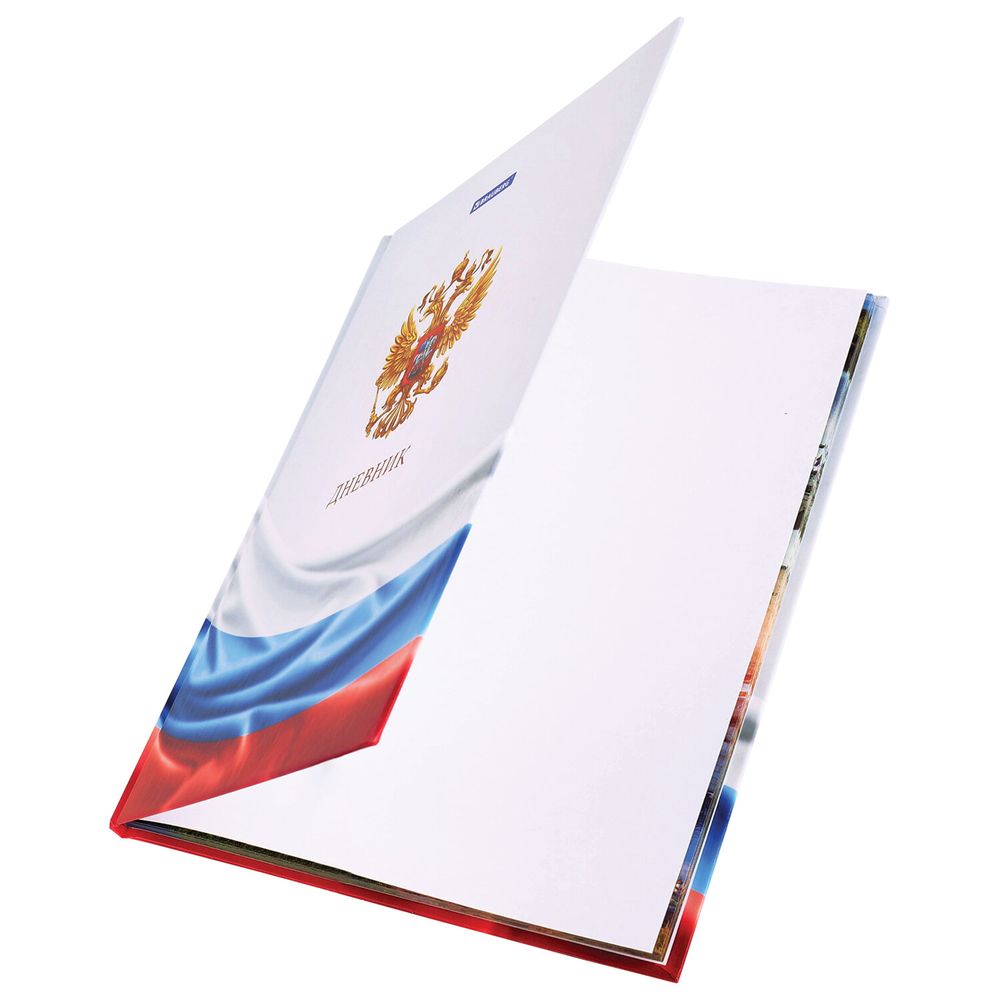 Дневник 1-11 класс 40 л., твердый, BRAUBERG, ламинация, цветная печать, РОССИЙСКОГО ШКОЛЬНИКА-4