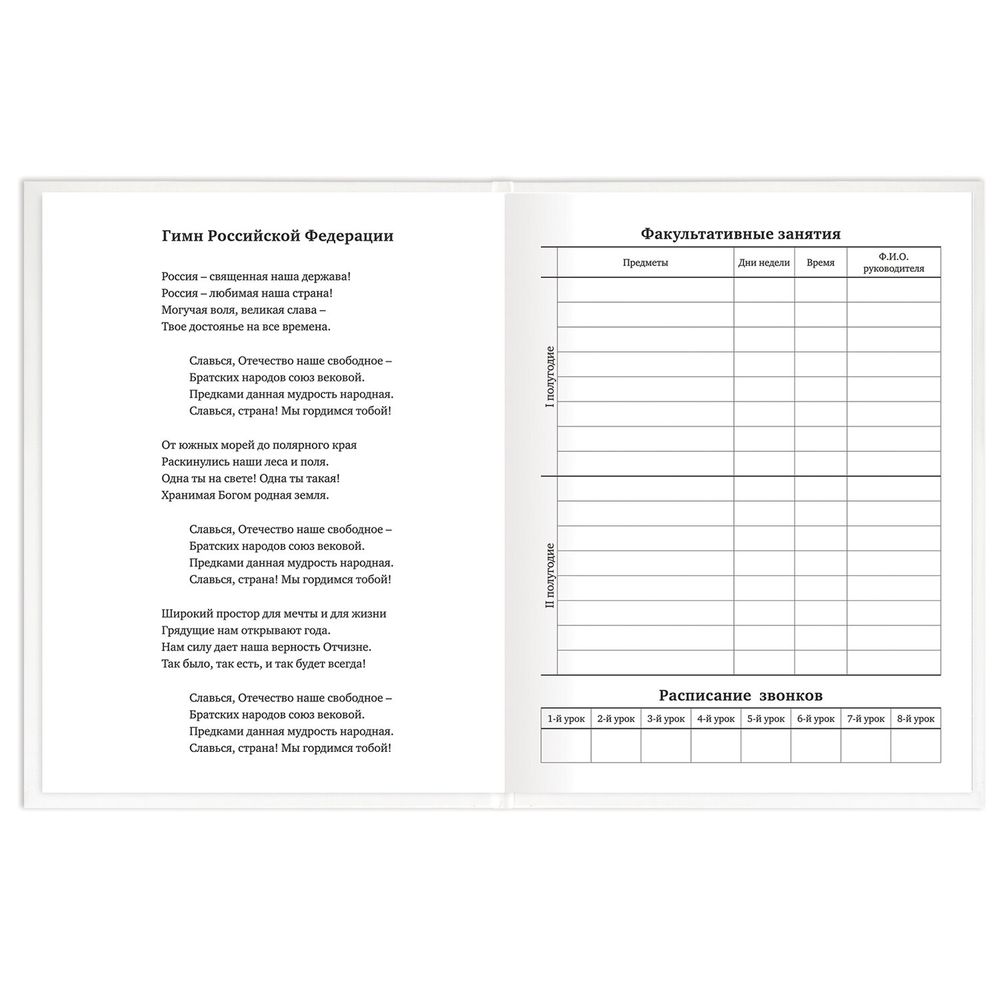 Дневник 1-11 класс 40 л., твердый, BRAUBERG, матовая ламинация, БЕЛЫЙ