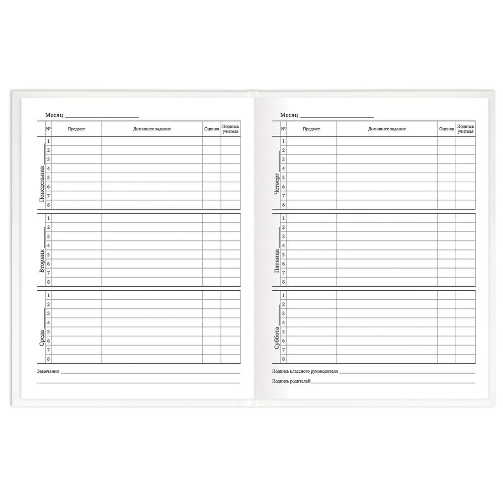 Дневник 1-11 класс 40 л., твердый, BRAUBERG, матовая ламинация, БЕЛЫЙ