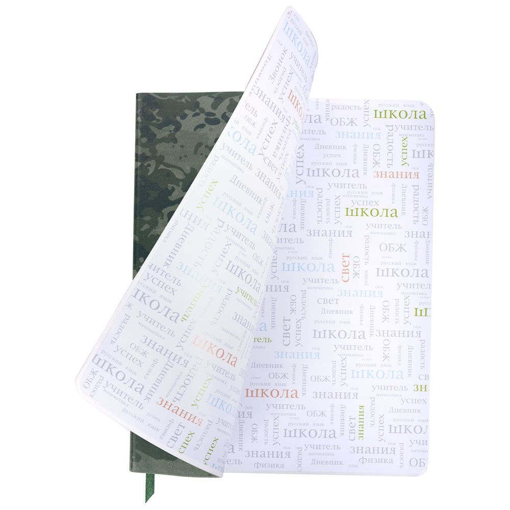 Дневник 1-11 класс 48 л., кожзам (гибкая), печать, фольга, BRAUBERG, 