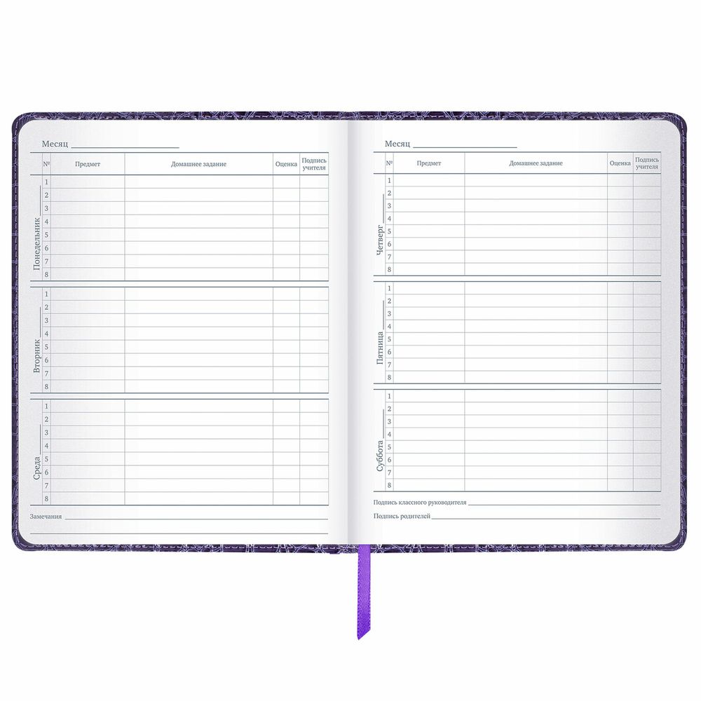 Дневник 1-11 класс 48 л., кожзам (твердая с поролоном), нашивка, BRAUBERG 