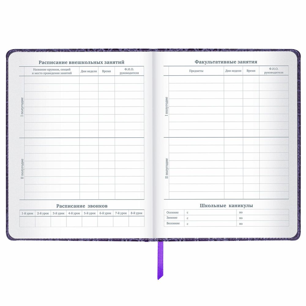 Дневник 1-11 класс 48 л., кожзам (твердая с поролоном), нашивка, BRAUBERG 