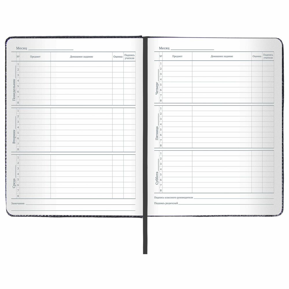 Дневник 1-11 класс 48 л., кожзам (твердая с поролоном), нашивка, BRAUBERG 