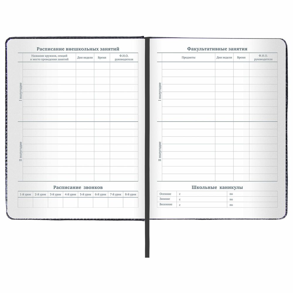 Дневник 1-11 класс 48 л., кожзам (твердая с поролоном), нашивка, BRAUBERG 