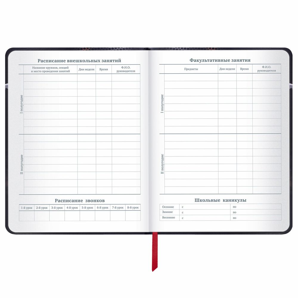 Дневник 1-11 класс 48 л., кожзам (твердая с поролоном), печать, наклейки, BRAUBERG, 