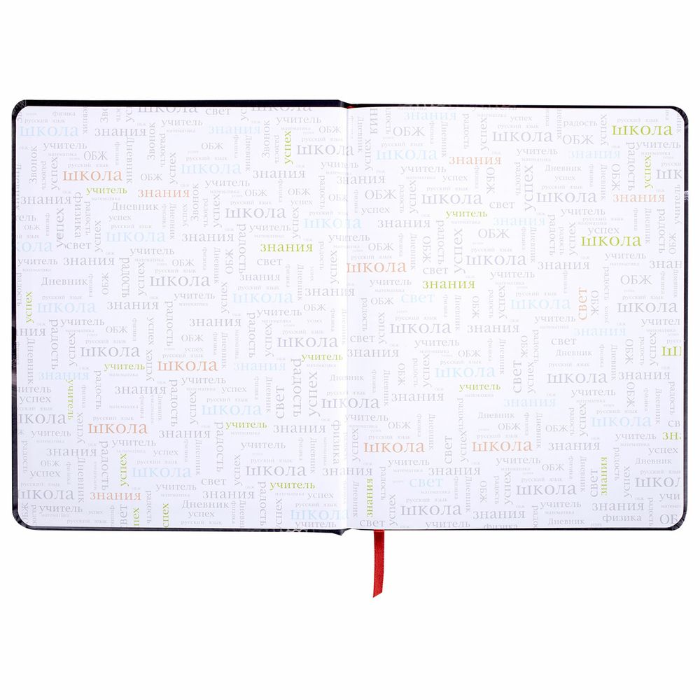 Дневник 1-11 класс 48 л., кожзам (твердая с поролоном), печать, наклейки, BRAUBERG, 