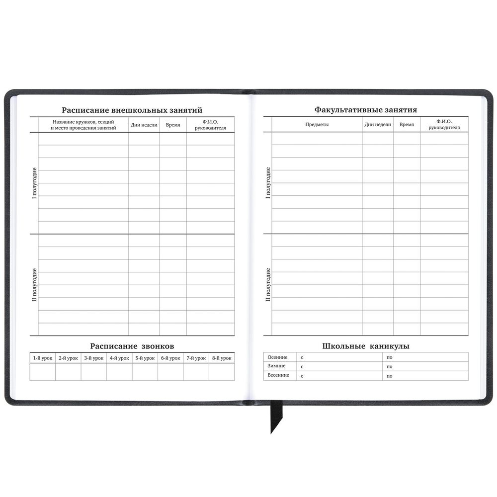 Дневник 1-11 класс 48 л., кожзам (твердая), печать, резинка, конверт, BRAUBERG, 