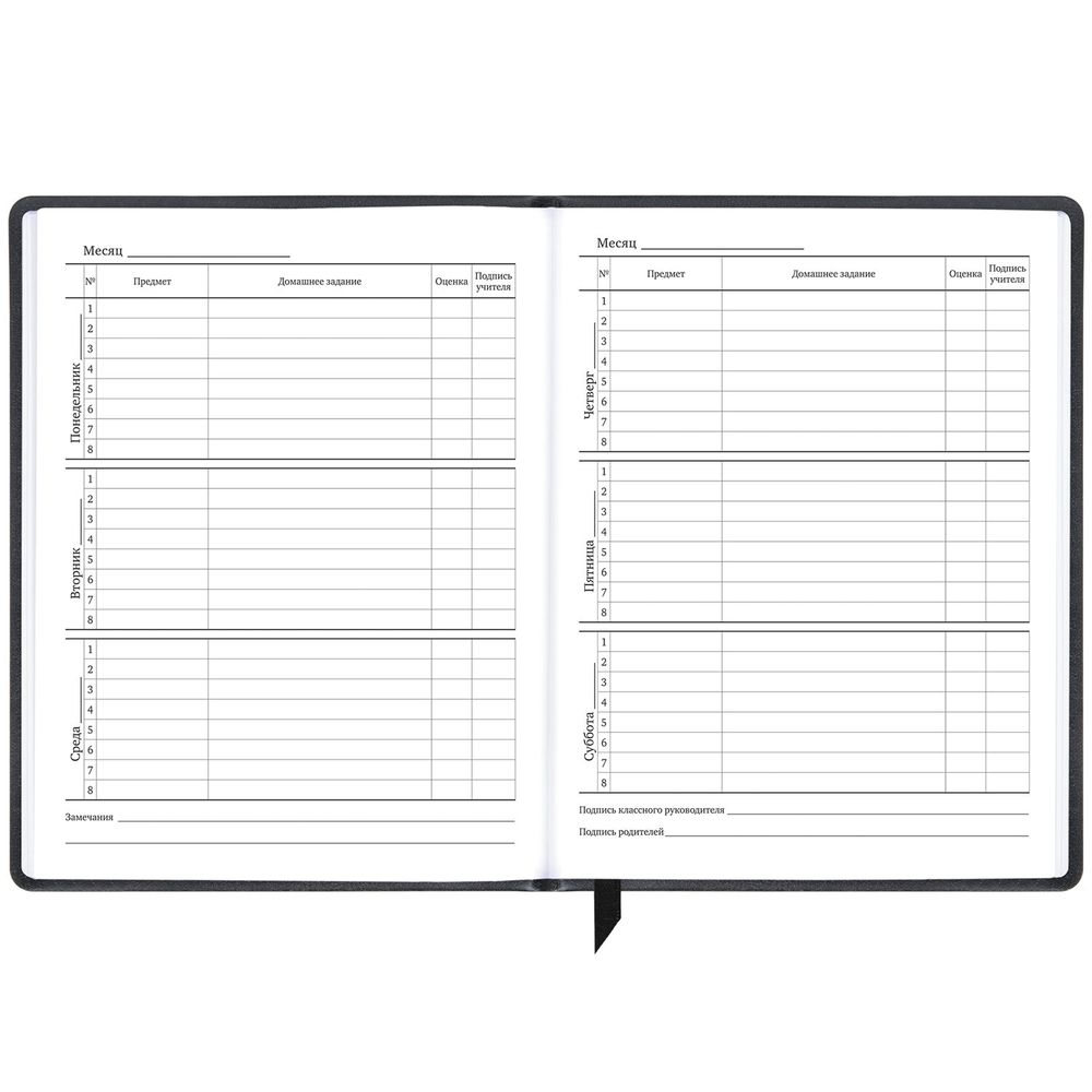 Дневник 1-11 класс 48 л., кожзам (твердая), печать, резинка, конверт, BRAUBERG, 