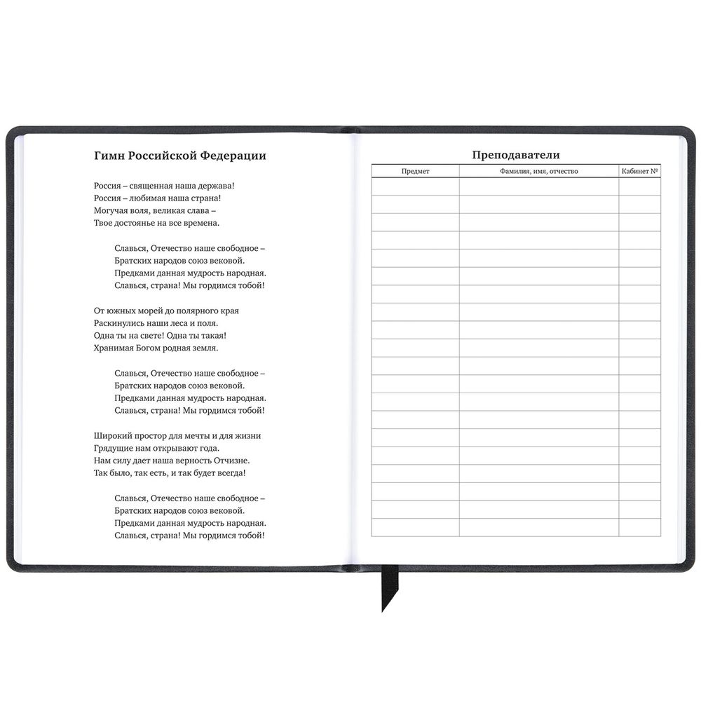 Дневник 1-11 класс 48 л., кожзам (твердая), печать, резинка, конверт, BRAUBERG, 