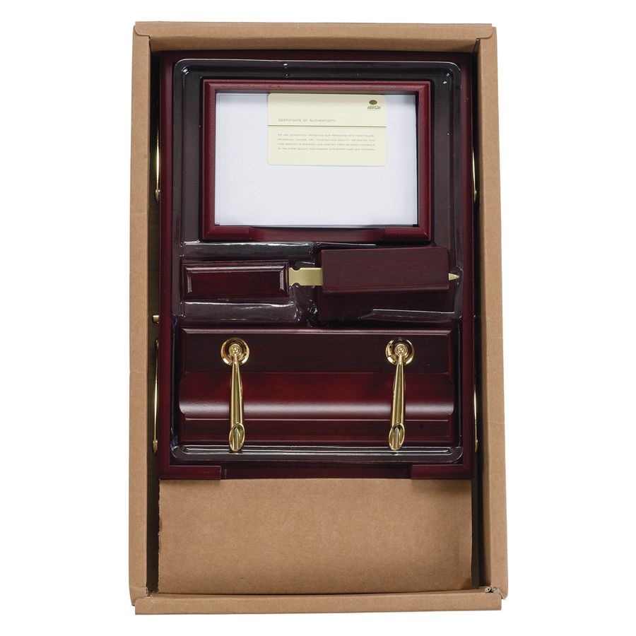 Набор подарочный настольный BESTAR "Apollon" из дерева, 6 предметов, цвет "красное дерево"