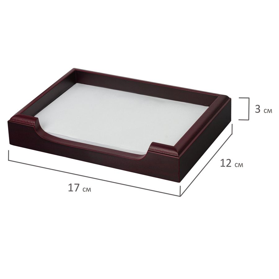 Набор подарочный настольный BESTAR "Apollon" из дерева, 6 предметов, цвет "красное дерево"