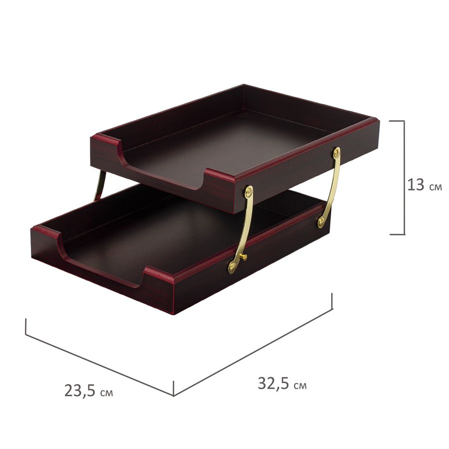 Набор подарочный настольный BESTAR "Ares" из дерева, 7 предметов, цвет "красное дерево"
