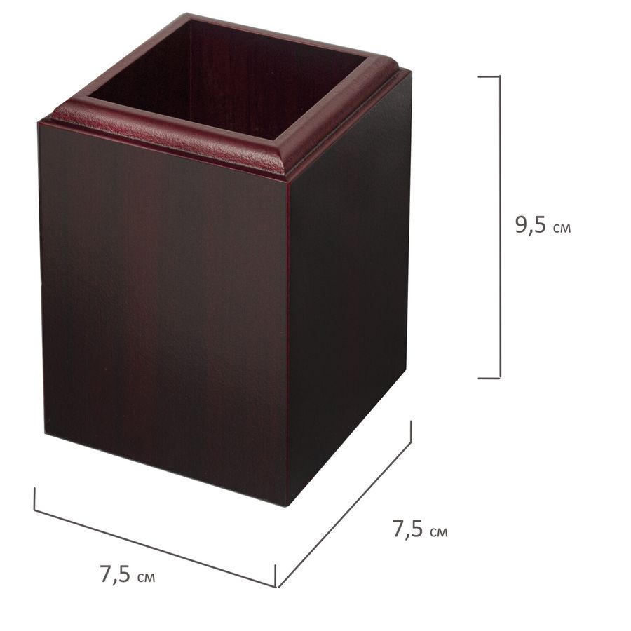 Набор подарочный настольный BESTAR "Ares" из дерева, 7 предметов, цвет "красное дерево"