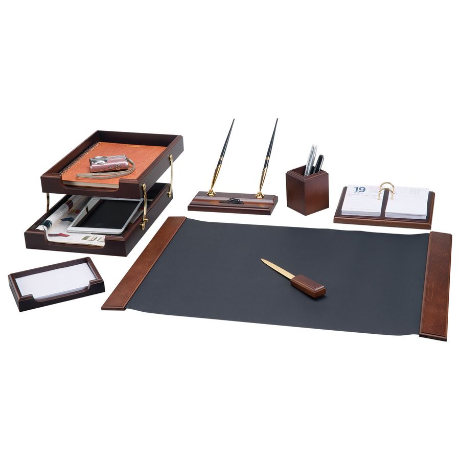 Набор подарочный настольный BESTAR "Ares" из дерева, 7 предметов, цвет "орех"